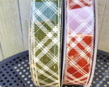 1.5" Wired Fall Canvas Ribbon 50 yd Roll