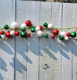 6' Christmas Ball Garland