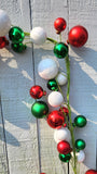 6' Christmas Ball Garland