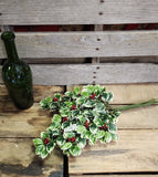 High Quality Faux Holly Stems 6 stems