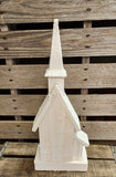 18" Wooden Church with LED lights