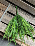 18" Button Fern Bush Beaded Grass Bush Plastic