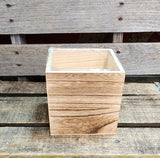 5" x 5" Wood box with liner