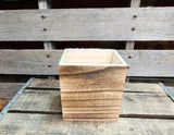 5" x 5" Wood box with liner