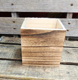 5" x 5" Wood box with liner