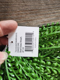 26" Oval Button Fern Wreath