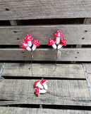 Tiny Mushroom Clusters set of 3