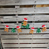 45" Felt Gingerbread Garland