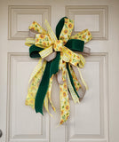1.5" Yellow Sunflower Wired Ribbon 50Yd Roll