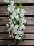 27" Silk Gladiolus Bush x5