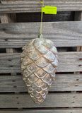 Large Plastic Pine Cone Ornament