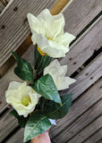 32" Single Stem Silk Magnolia Set of 3