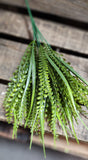 15" Beaded Fern and Grass Bush UV protected