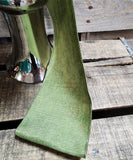 4" Wired Pink and Green Floral Ribbon 10Yd Roll