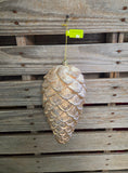 Large Plastic Pine Cone Ornament