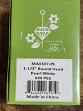 1.5" Bout Pins Box of 144