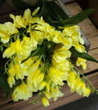 22" Silk Freesia Bush