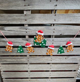 45" Felt Gingerbread Garland