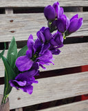 18.5" Silk Gladiolus Bush x 10