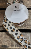 1.5" or 2.5" Wired Cheetah Print 10 Yd Roll