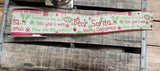 2.5" Wired Santa Ribbon 10 yd Roll