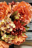 Orange/Bronze Peony Hydrangea Bush