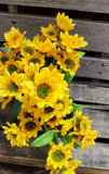 Silk Mini Sunflower Bush