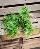 22" Mixed Greenery Bush x7