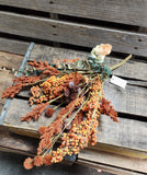 19" Thistle Heather Filler Handwrapped Bush