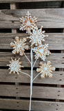 27" Large Snowflake Stem