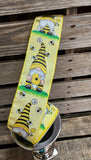 2.5" Wired Gnome Bumble Bee Ribbon 10 yd