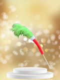 Christmas Green Monster Arm Spray