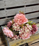 Peony Hydrangea Dahlia Silk Bush