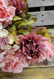 Peony Hydrangea Dahlia Silk Bush