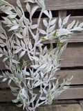 23" Flocked Greenery Stem