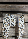 1.5" or 2.5" Wired Cheetah Print 10 Yd Roll