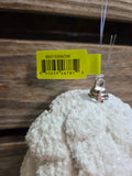 7" x 3" Flocked Faux Pinecone Ornament