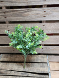 15" PVC Boxwood Bush