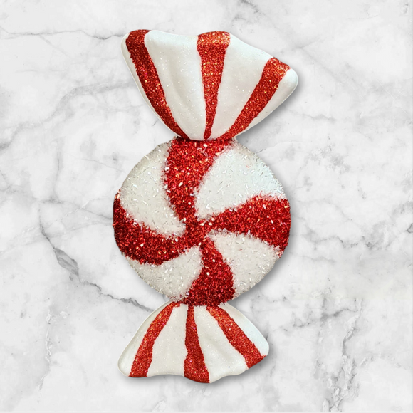 Large Peppermint Candy Ornament