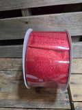 4" Wired Glitter Ribbon 50Yd Roll