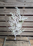 23" Flocked Greenery Stem