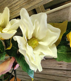 32" Single Stem Silk Magnolia Set of 3