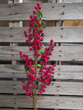 38" Red High Quality Berry Stem