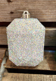 6" x 4" Laser Glitter Rectangle Jewel