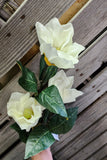 32" Single Stem Silk Magnolia Set of 3