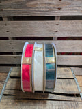 1.5" Wired Crushed Velvet With Gold Backing 50 yd Rolls