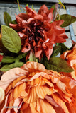 Orange/Bronze Peony Hydrangea Bush