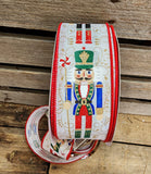 2.5" Linen Nureshaped. Wired Ribbon 100 Feet Roll