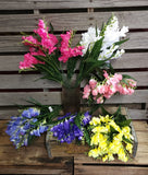 22" Silk Freesia Bush