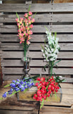27" Silk Gladiolus Bush x5